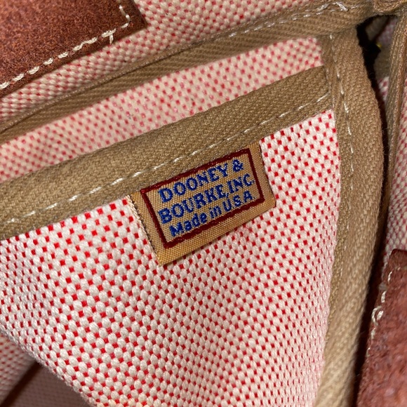 Vintage Dooney & Bourke  small red handbag canvas - Picture 6 of 7